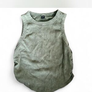 SHEIN Olive Green Tank Top